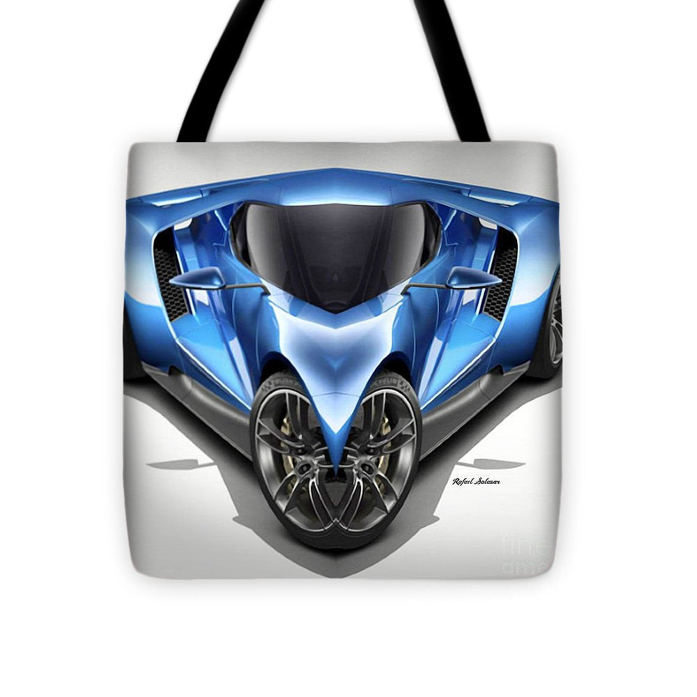 Sac fourre-tout - Voiture bleue 01