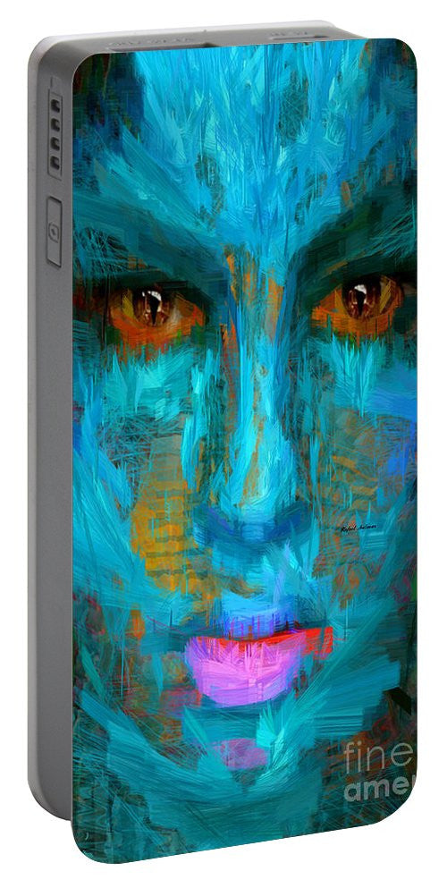 Portable Battery Charger - Blue Face