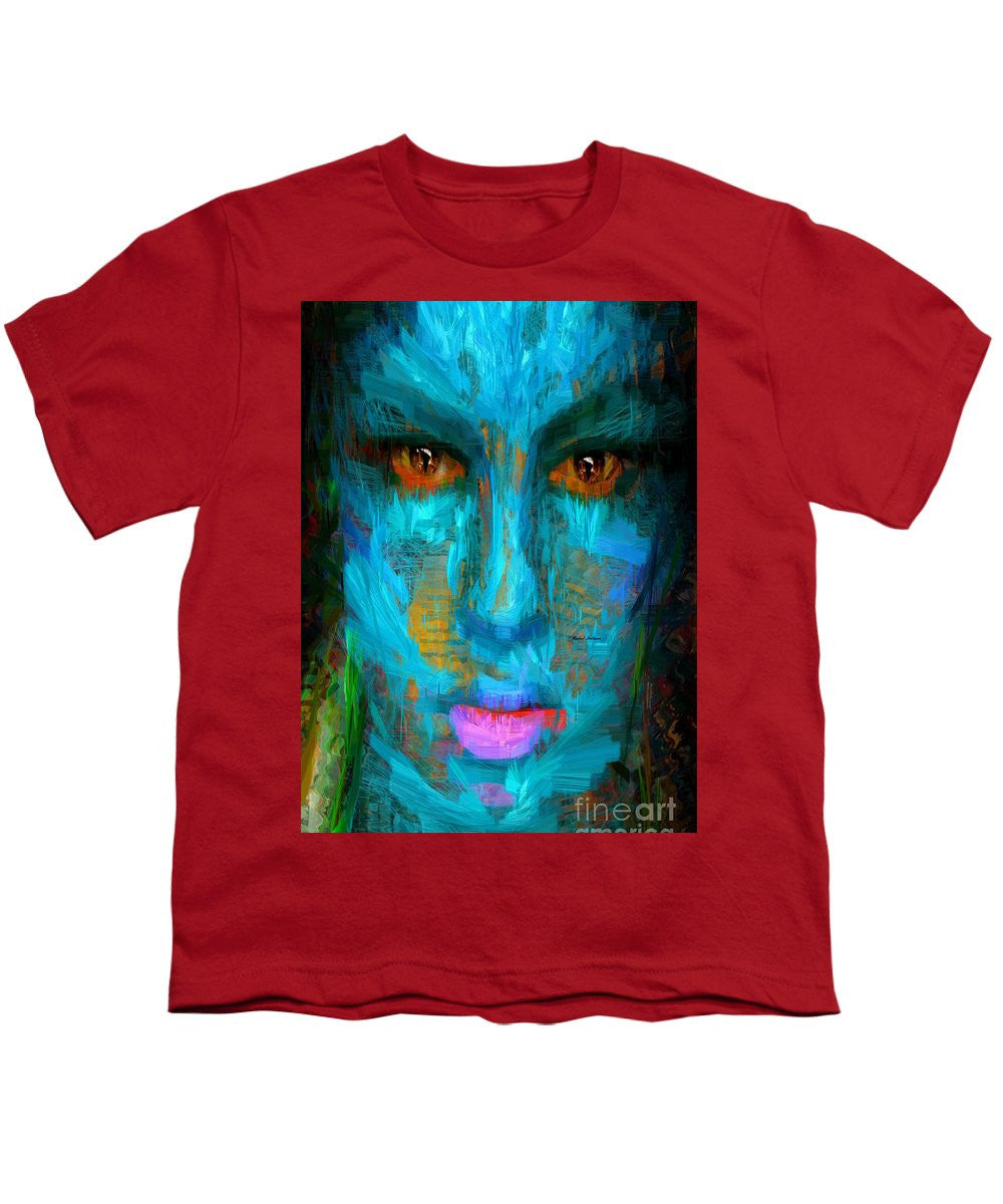 Youth T-Shirt - Blue Face