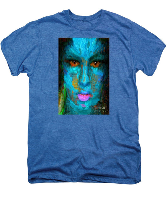 Men's Premium T-Shirt - Blue Face