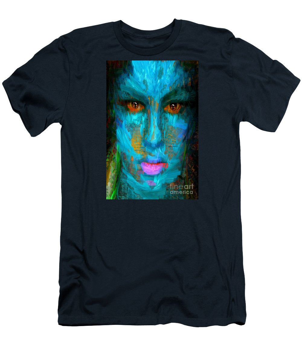 Men's T-Shirt (Slim Fit) - Blue Face
