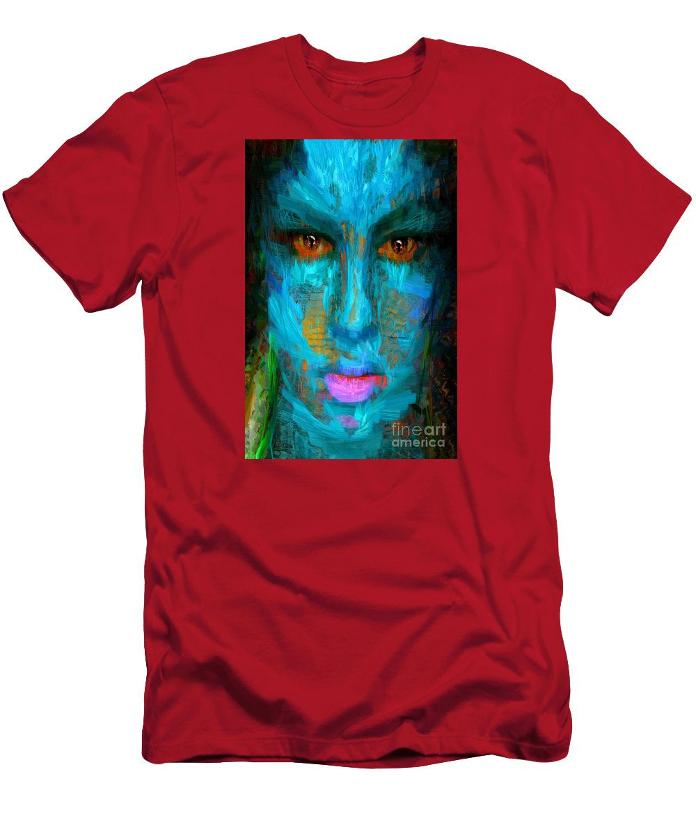 Men's T-Shirt (Slim Fit) - Blue Face