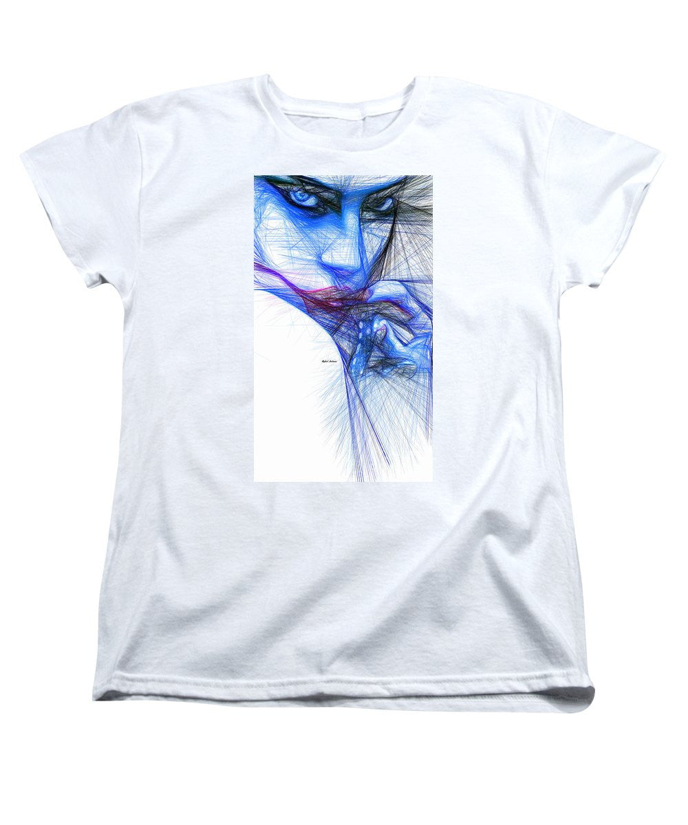 Women's T-Shirt (Standard Cut) - Blue Mood