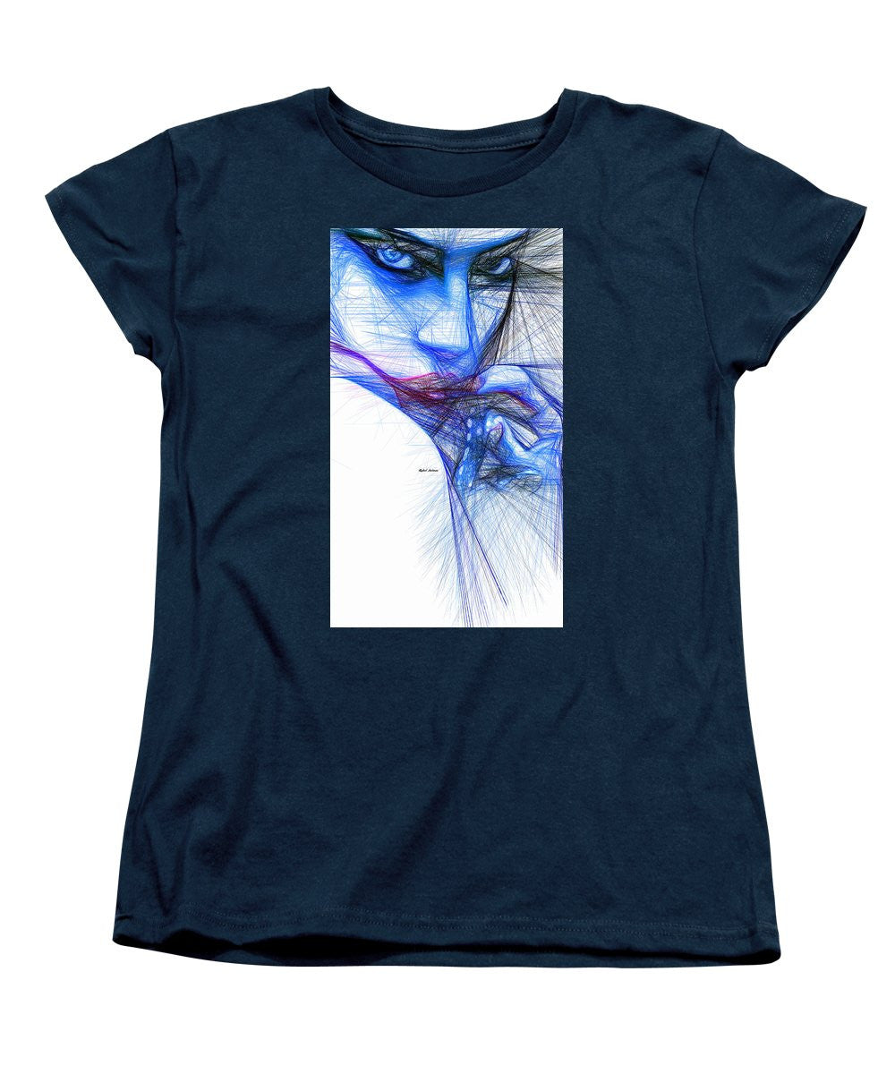 Women's T-Shirt (Standard Cut) - Blue Mood