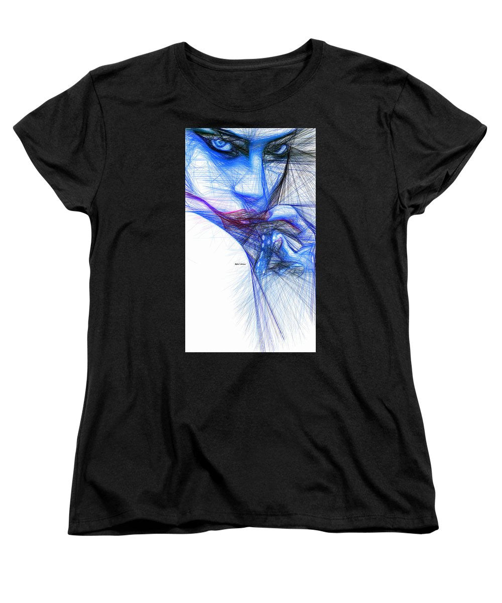 Women's T-Shirt (Standard Cut) - Blue Mood