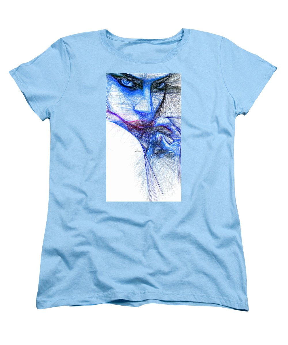 Women's T-Shirt (Standard Cut) - Blue Mood