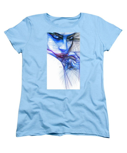 Women's T-Shirt (Standard Cut) - Blue Mood