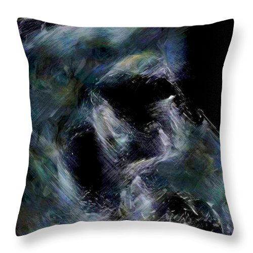 Blue Wave - Throw Pillow