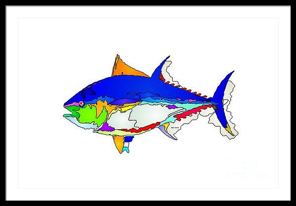 Framed Print - Bluefin Tuna