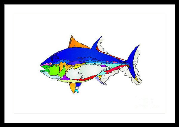 Framed Print - Bluefin Tuna