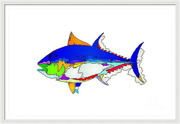 Framed Print - Bluefin Tuna