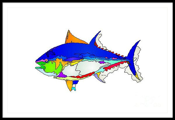 Framed Print - Bluefin Tuna