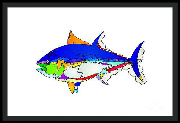 Framed Print - Bluefin Tuna