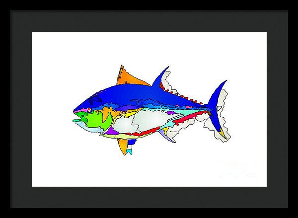 Framed Print - Bluefin Tuna