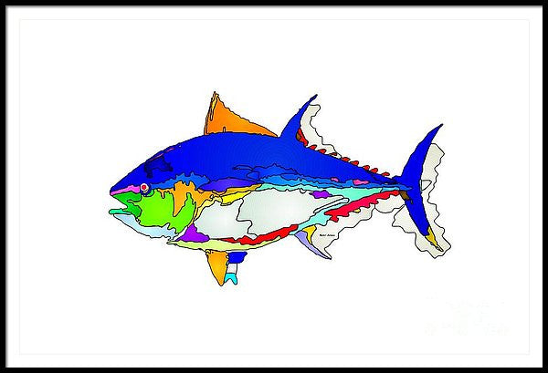 Framed Print - Bluefin Tuna