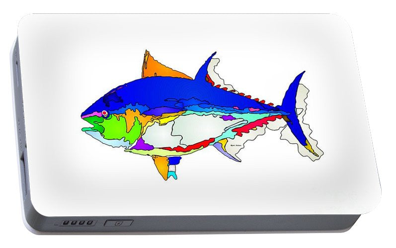 Portable Battery Charger - Bluefin Tuna