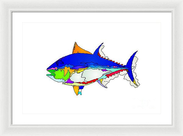 Framed Print - Bluefin Tuna