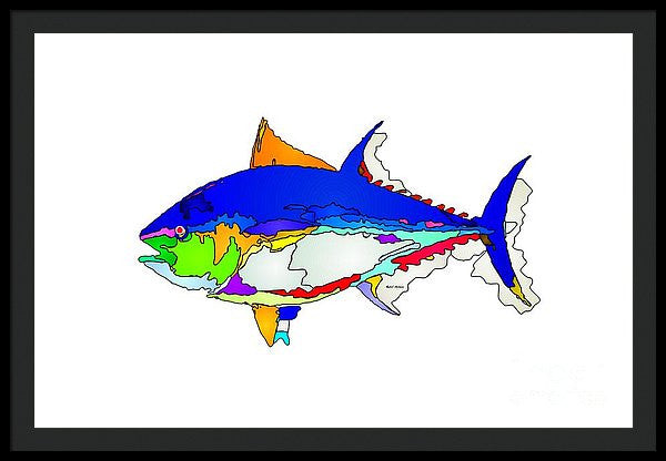 Framed Print - Bluefin Tuna