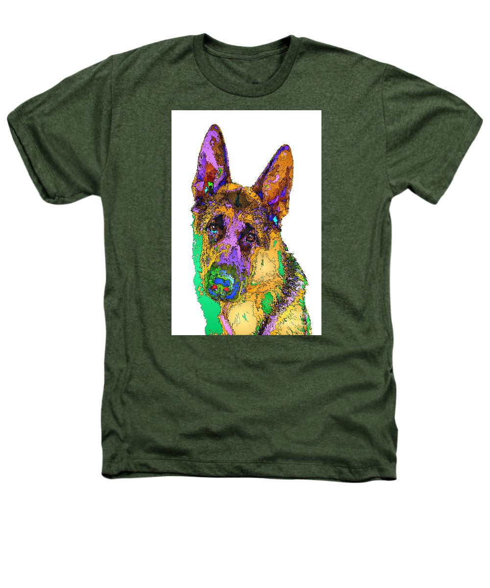 Heathers T-Shirt - Bogart The Shepherd. Pet Series