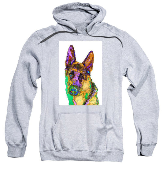 Sweatshirt - Bogart The Shepherd. Pet Series