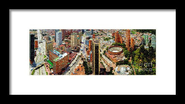 Impression encadrée - Bogota, Colombie