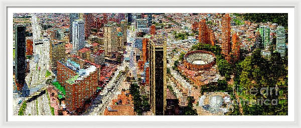 Impression encadrée - Bogota, Colombie