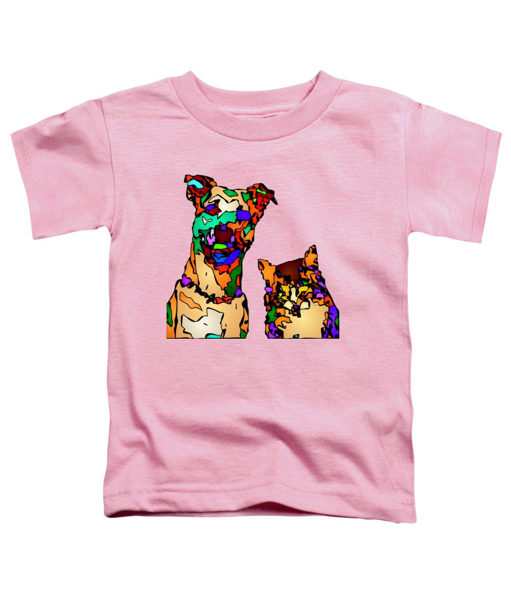 Toddler T-Shirt - Buddies For Life. Pet Series