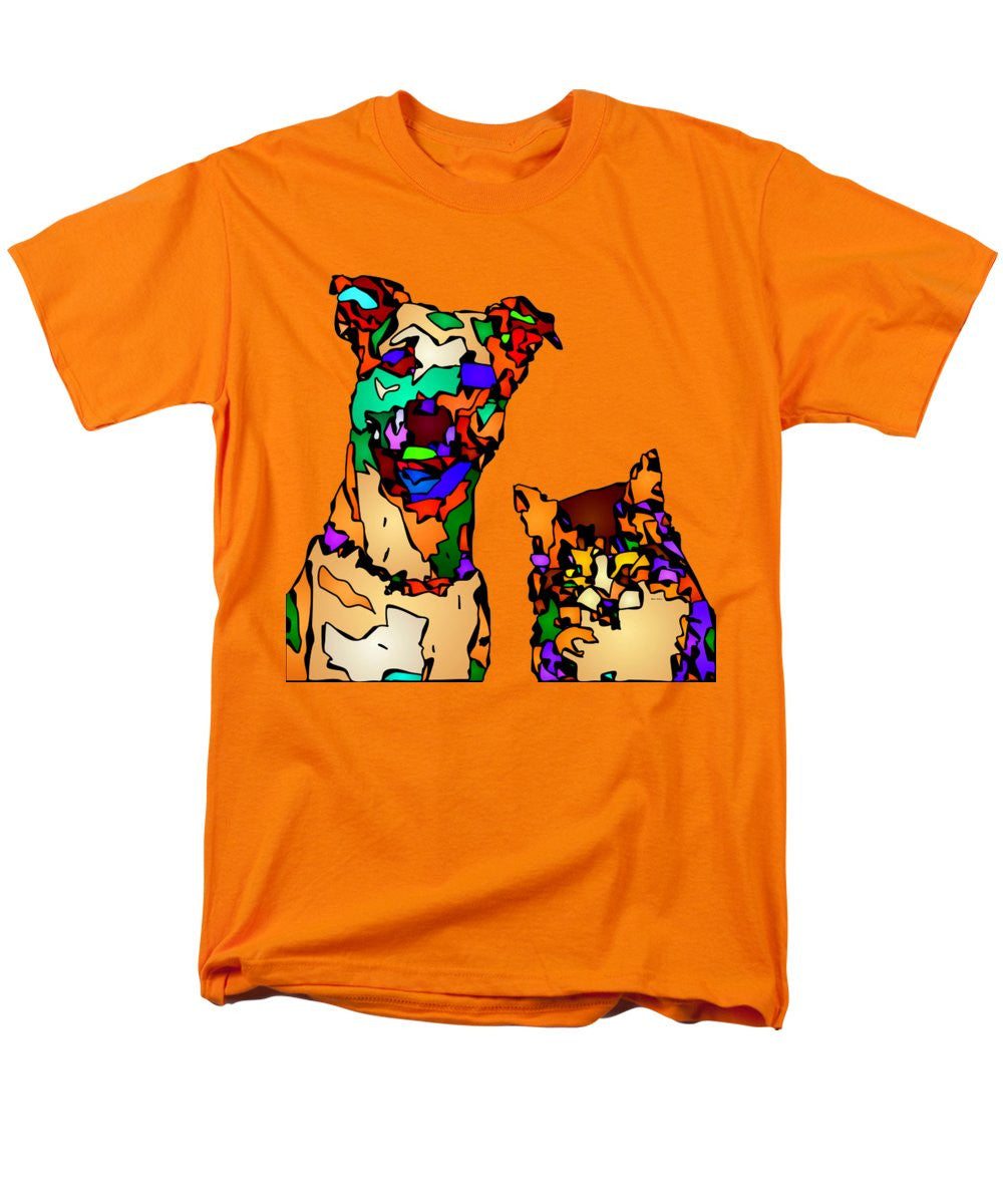 Men's T-Shirt  (Regular Fit) - Buddies For Life. Pet Series