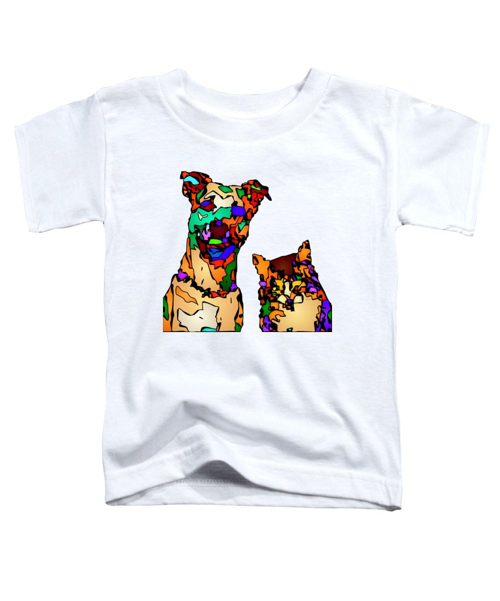 Toddler T-Shirt - Buddies For Life. Pet Series