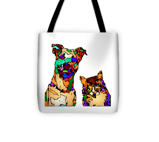 Tote Bag - Buddies For Life. Pet Series