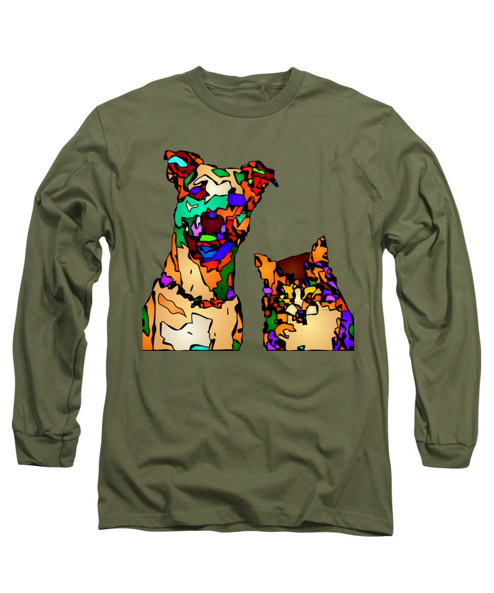 Long Sleeve T-Shirt - Buddies For Life. Pet Series