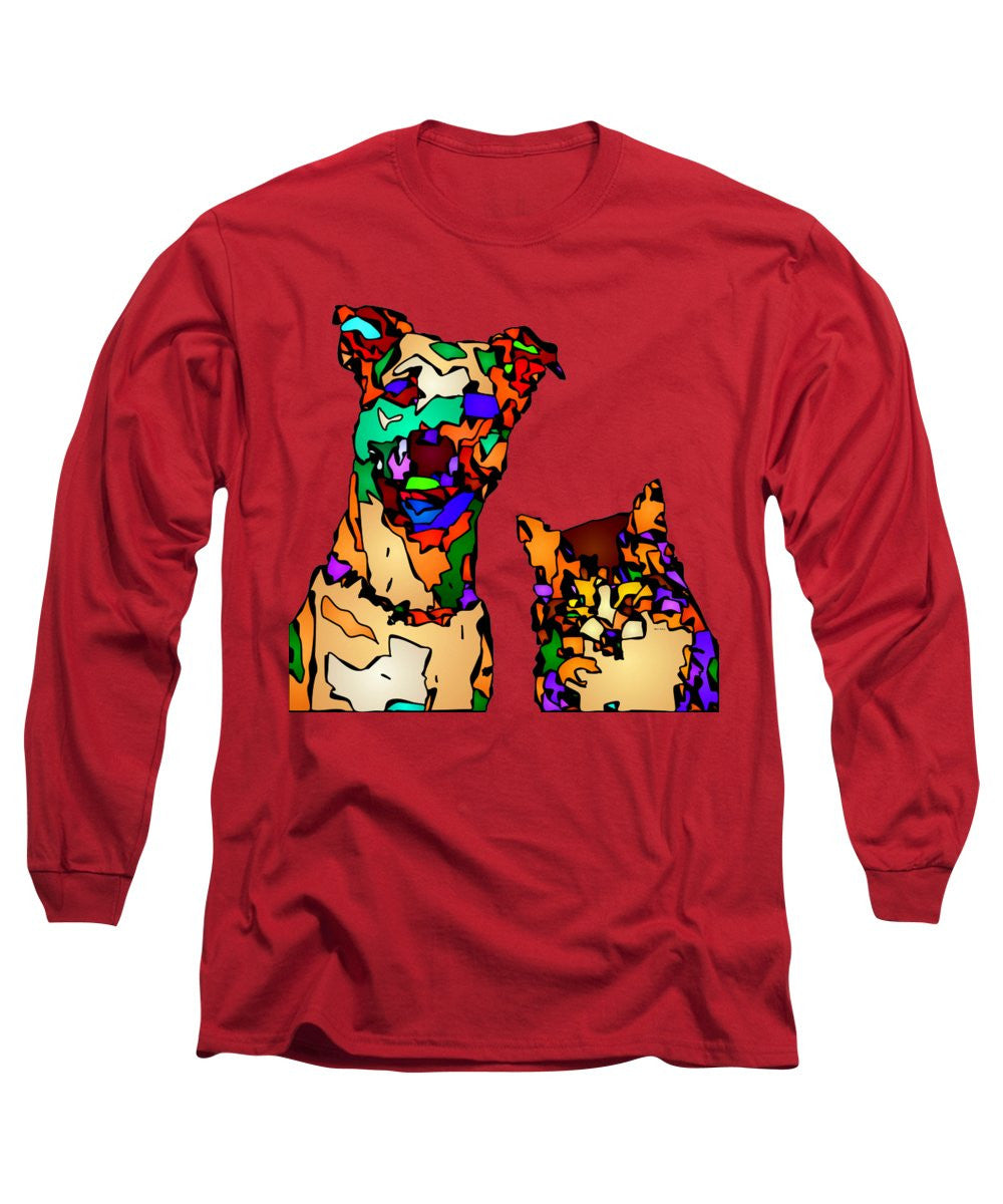 Long Sleeve T-Shirt - Buddies For Life. Pet Series