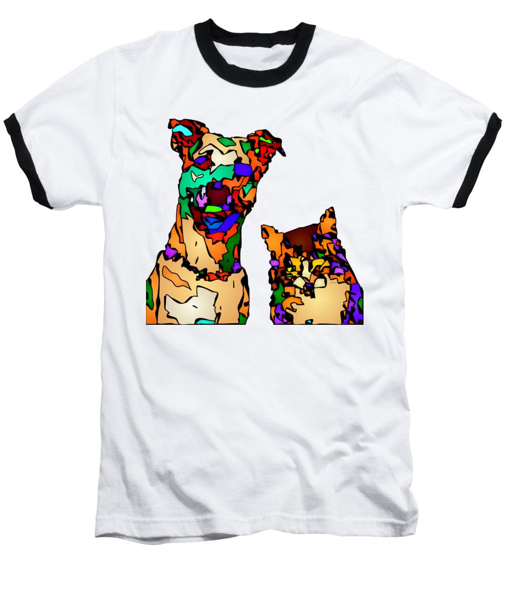 Baseball T-Shirt - Buddies For Life. Pet Series