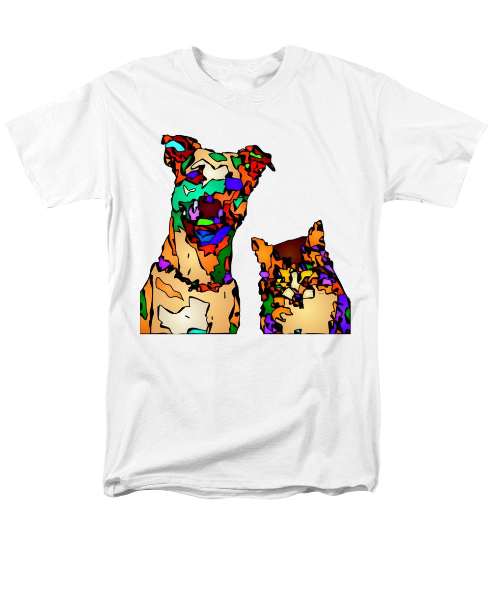 Men's T-Shirt  (Regular Fit) - Buddies For Life. Pet Series