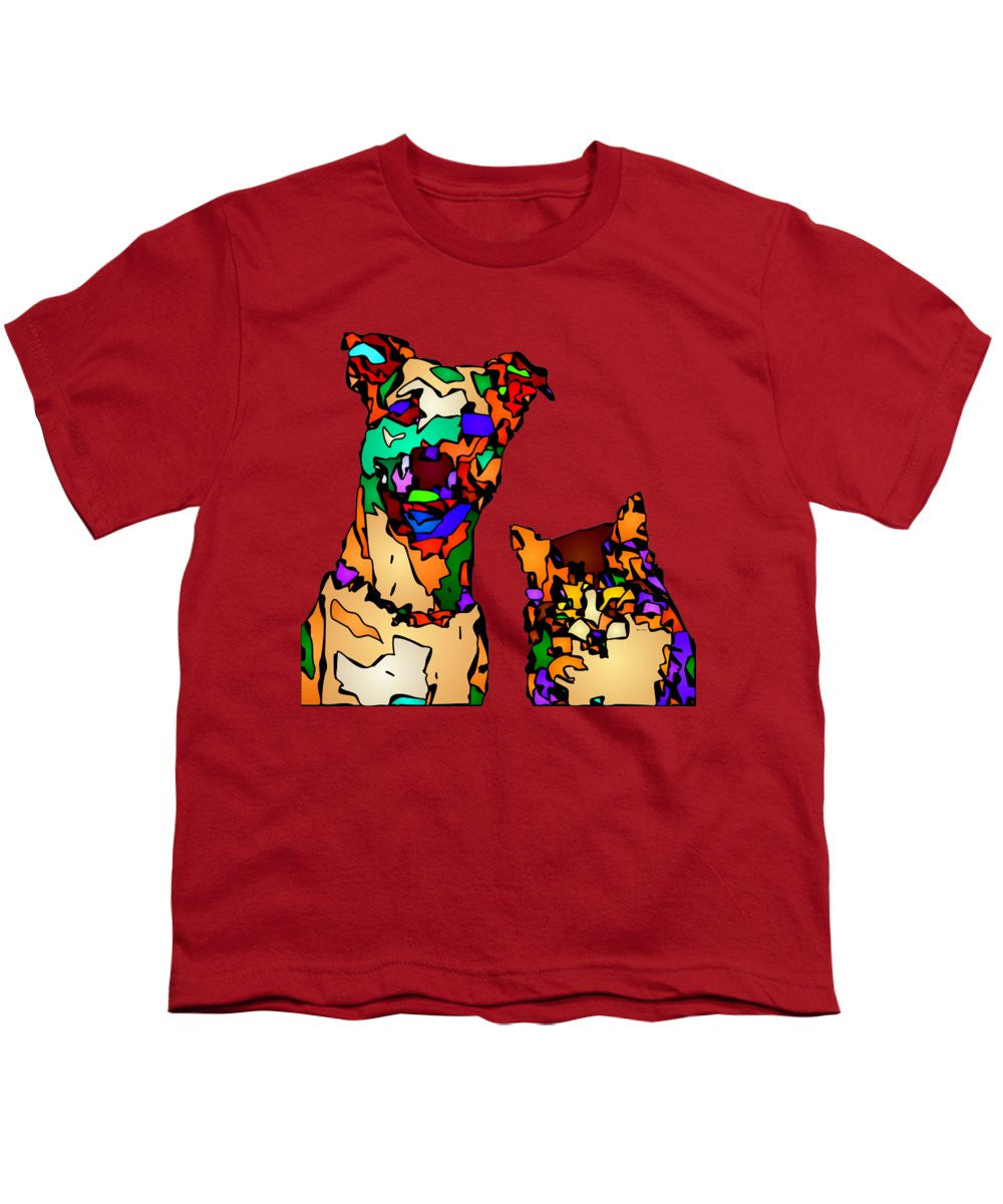 Youth T-Shirt - Buddies For Life. Pet Series