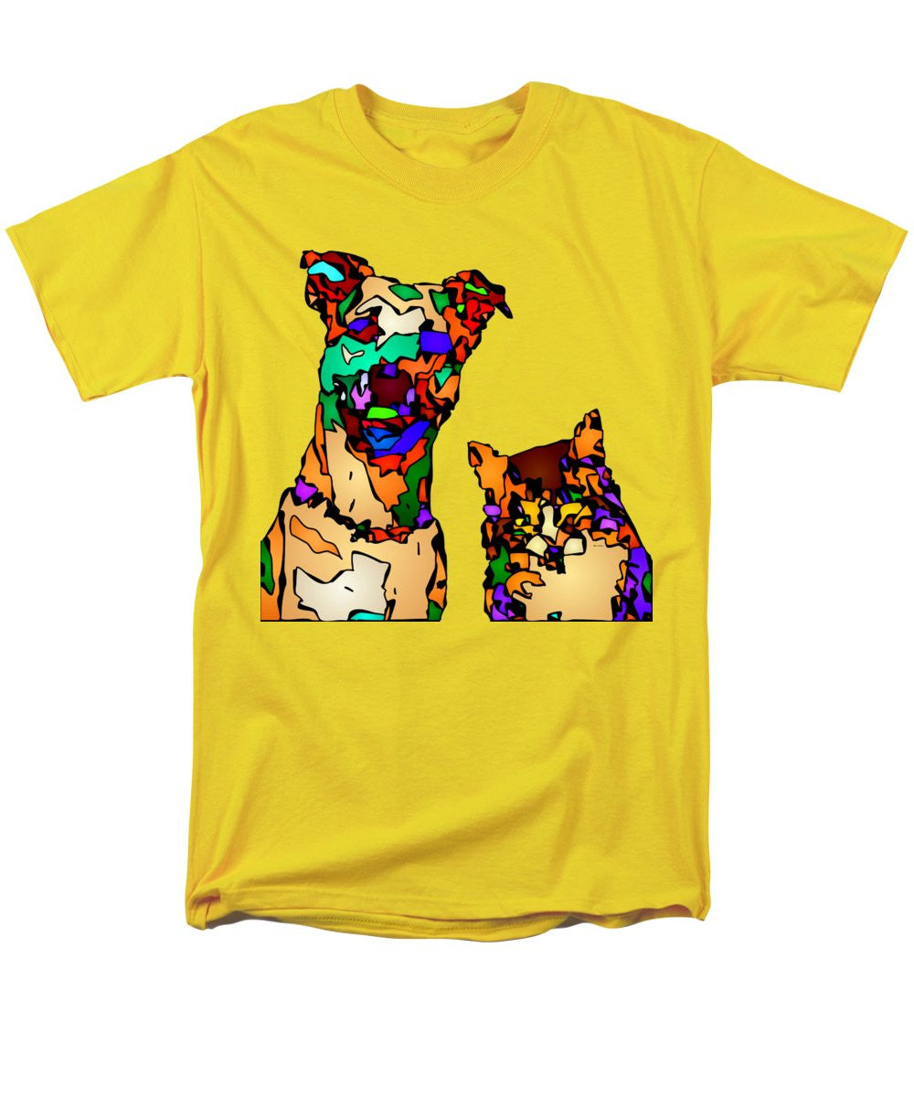 Men's T-Shirt  (Regular Fit) - Buddies For Life. Pet Series