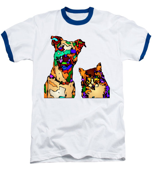 Baseball T-Shirt - Buddies For Life. Pet Series