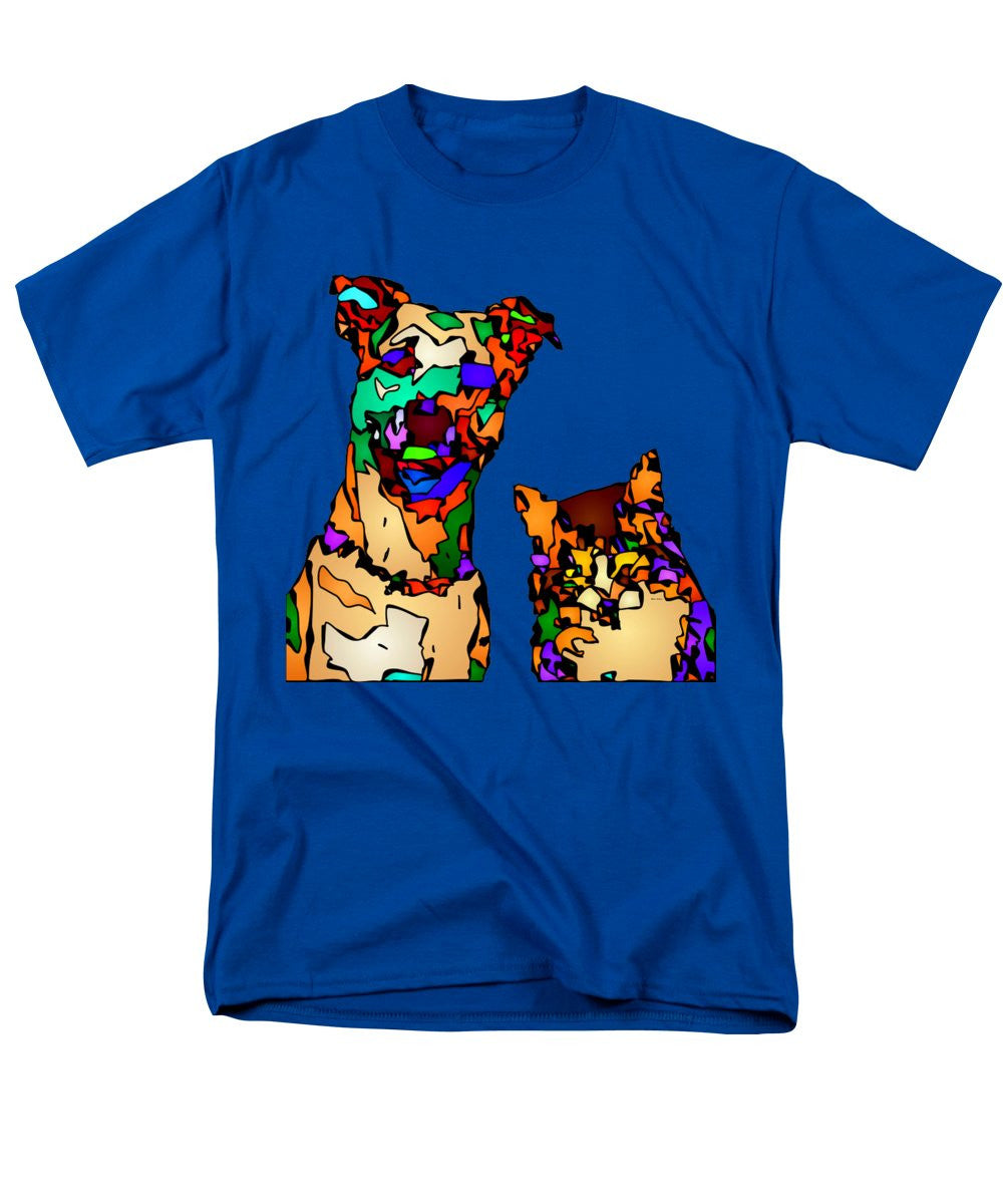 Men's T-Shirt  (Regular Fit) - Buddies For Life. Pet Series