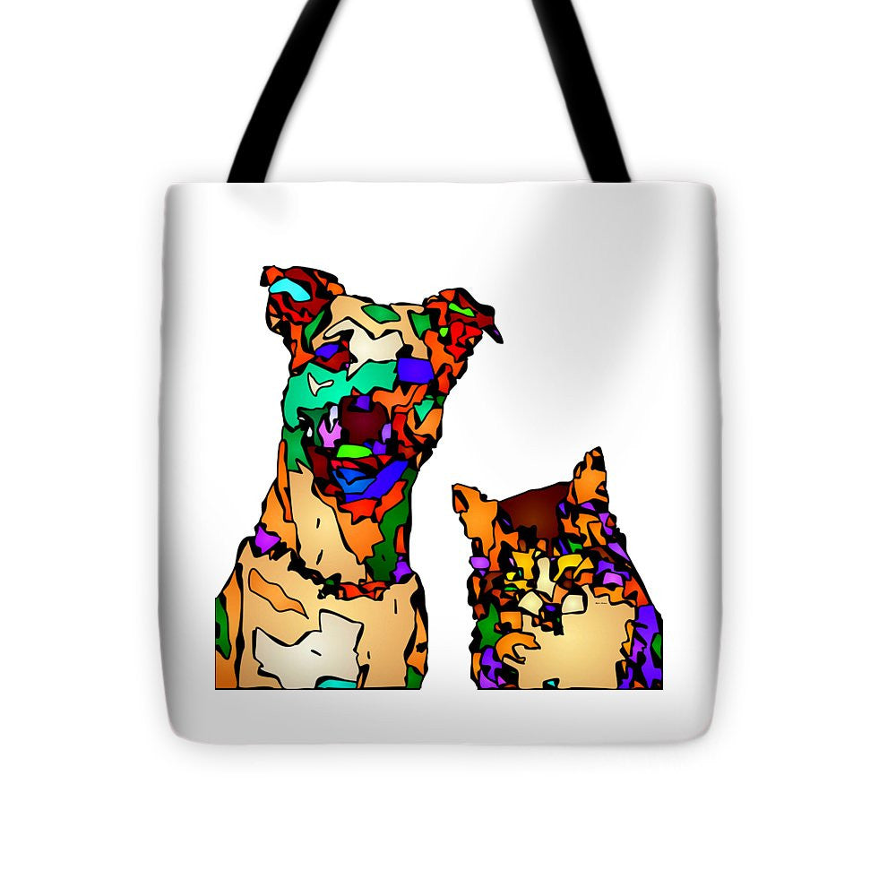 Tote Bag - Buddies For Life. Pet Series