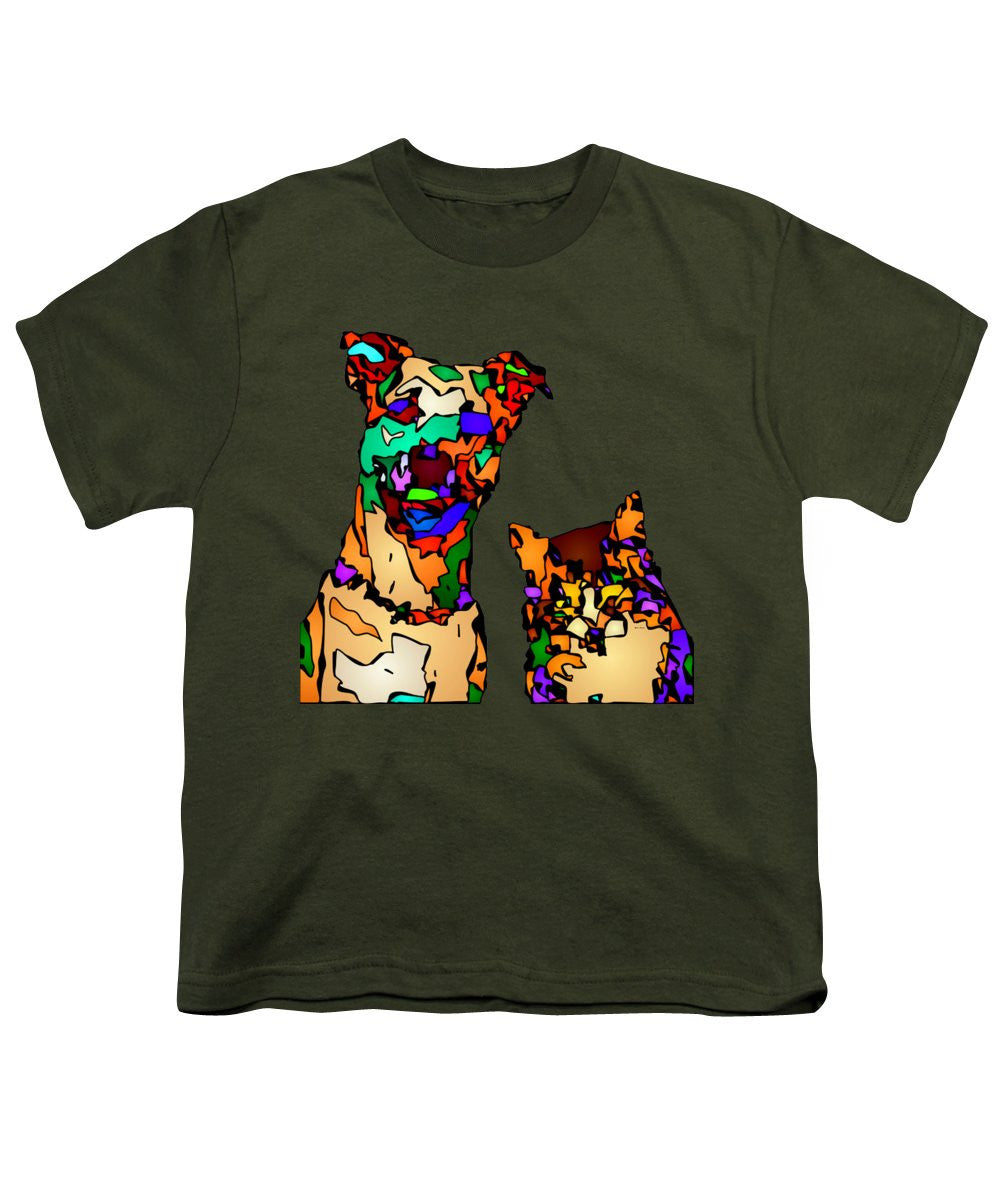 Youth T-Shirt - Buddies For Life. Pet Series