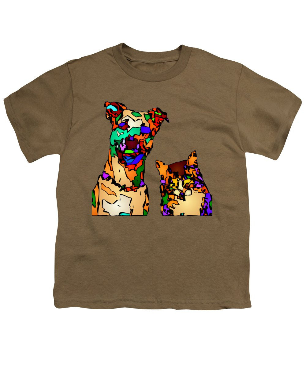 Youth T-Shirt - Buddies For Life. Pet Series