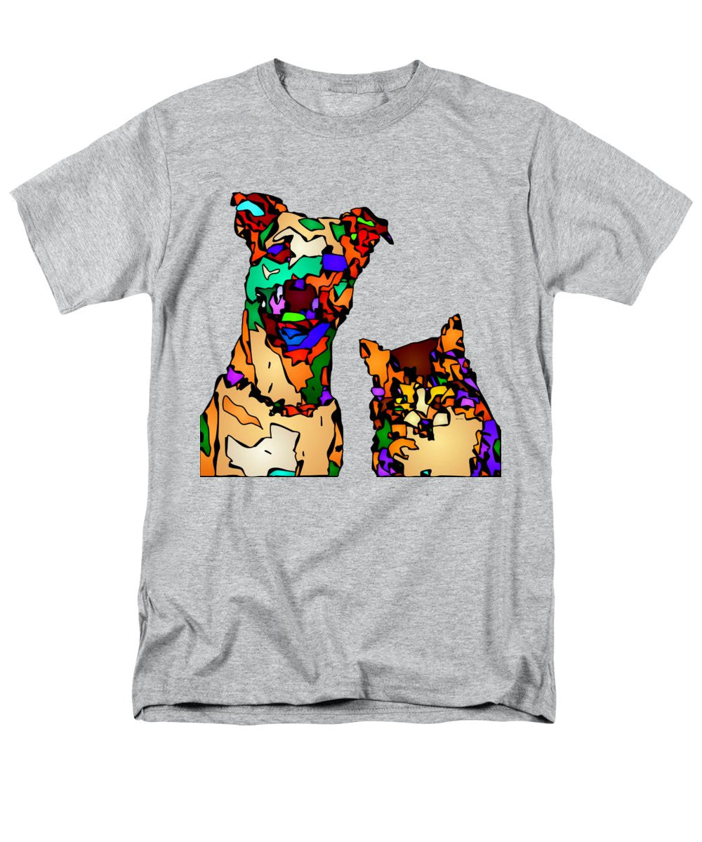 Men's T-Shirt  (Regular Fit) - Buddies For Life. Pet Series