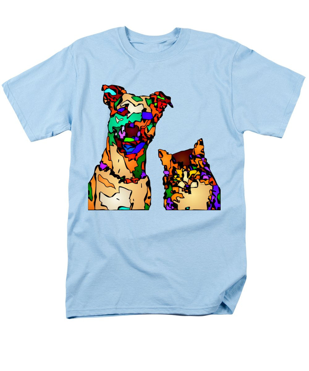 Men's T-Shirt  (Regular Fit) - Buddies For Life. Pet Series