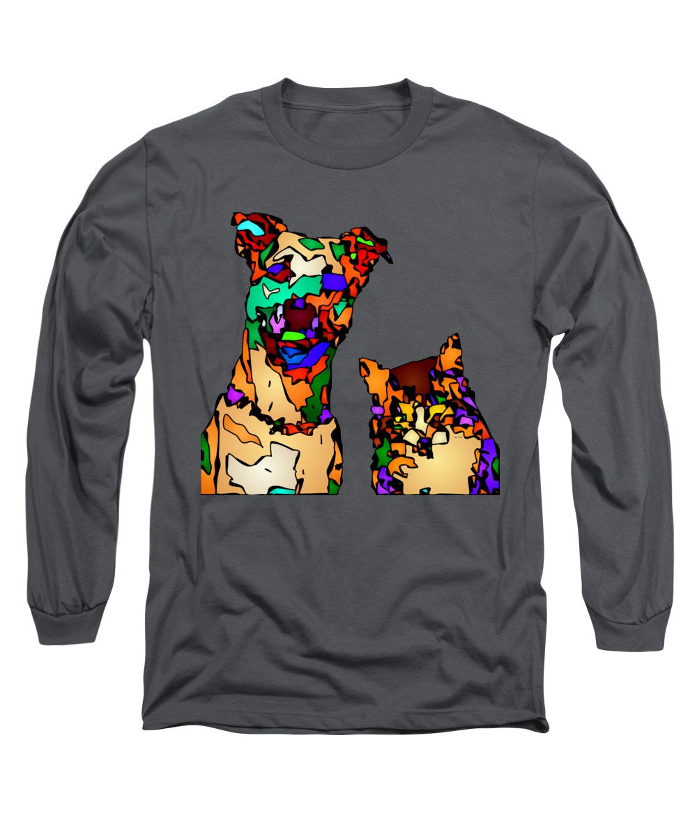 Long Sleeve T-Shirt - Buddies For Life. Pet Series