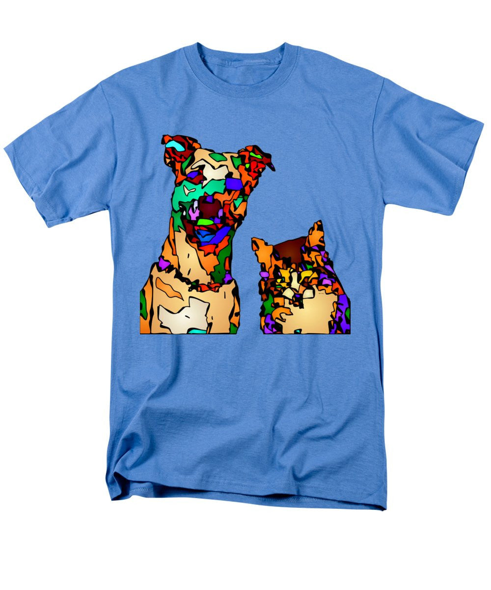 Men's T-Shirt  (Regular Fit) - Buddies For Life. Pet Series