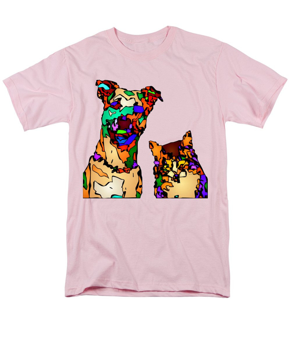 Men's T-Shirt  (Regular Fit) - Buddies For Life. Pet Series