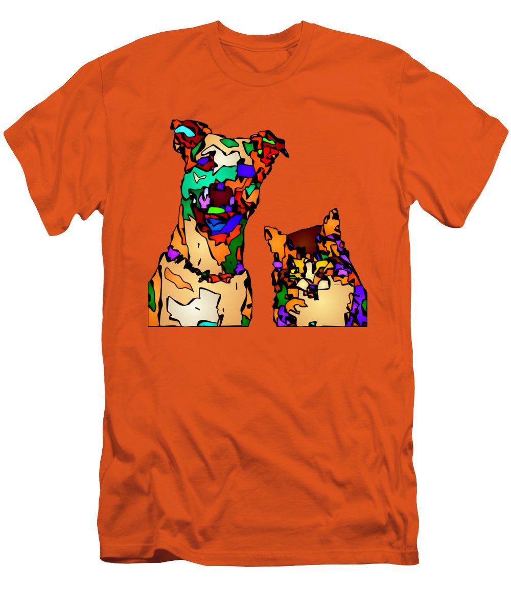 Men's T-Shirt (Slim Fit) - Buddies For Life. Pet Series