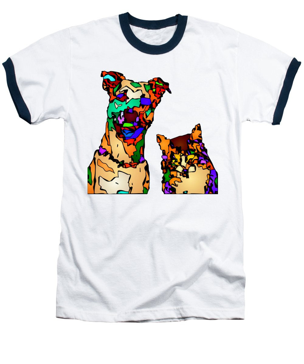 Baseball T-Shirt - Buddies For Life. Pet Series