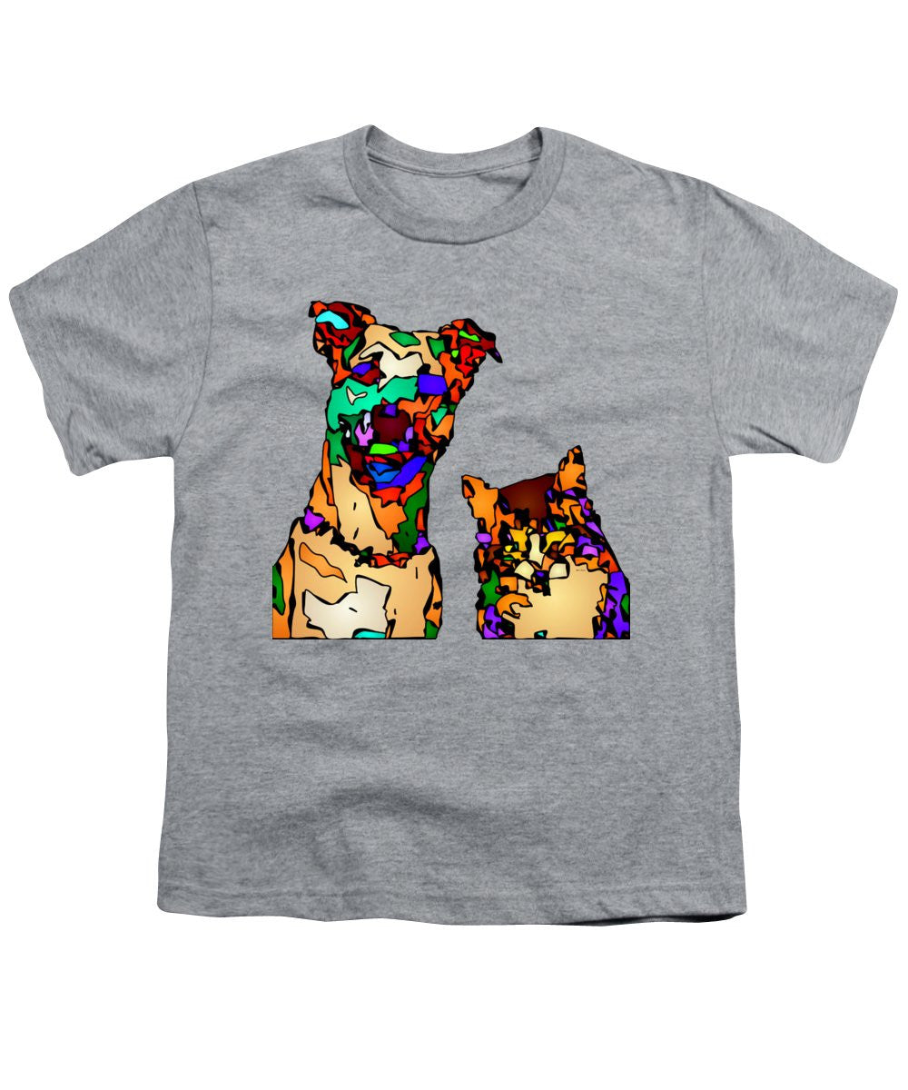 Youth T-Shirt - Buddies For Life. Pet Series