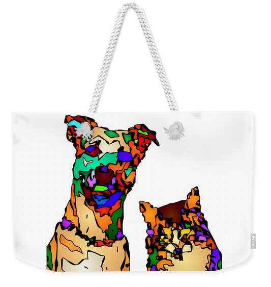 Weekender Tote Bag - Buddies For Life. Pet Series